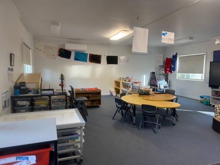 Photo shows the B4K Classroom set up