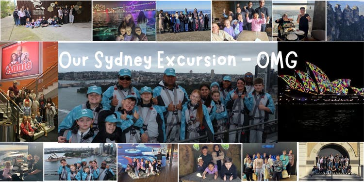 Photo shows a summary of our Sydney school excursionn